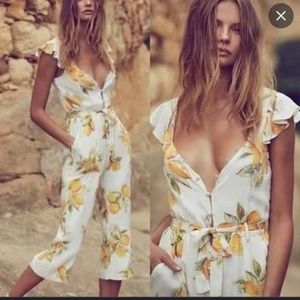 For Love & Lemons Limonada Jumpsuit